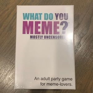 GAME What Do You Meme? Adult Party Game for meme-lovers. (MOSTLY UNCENSORED)